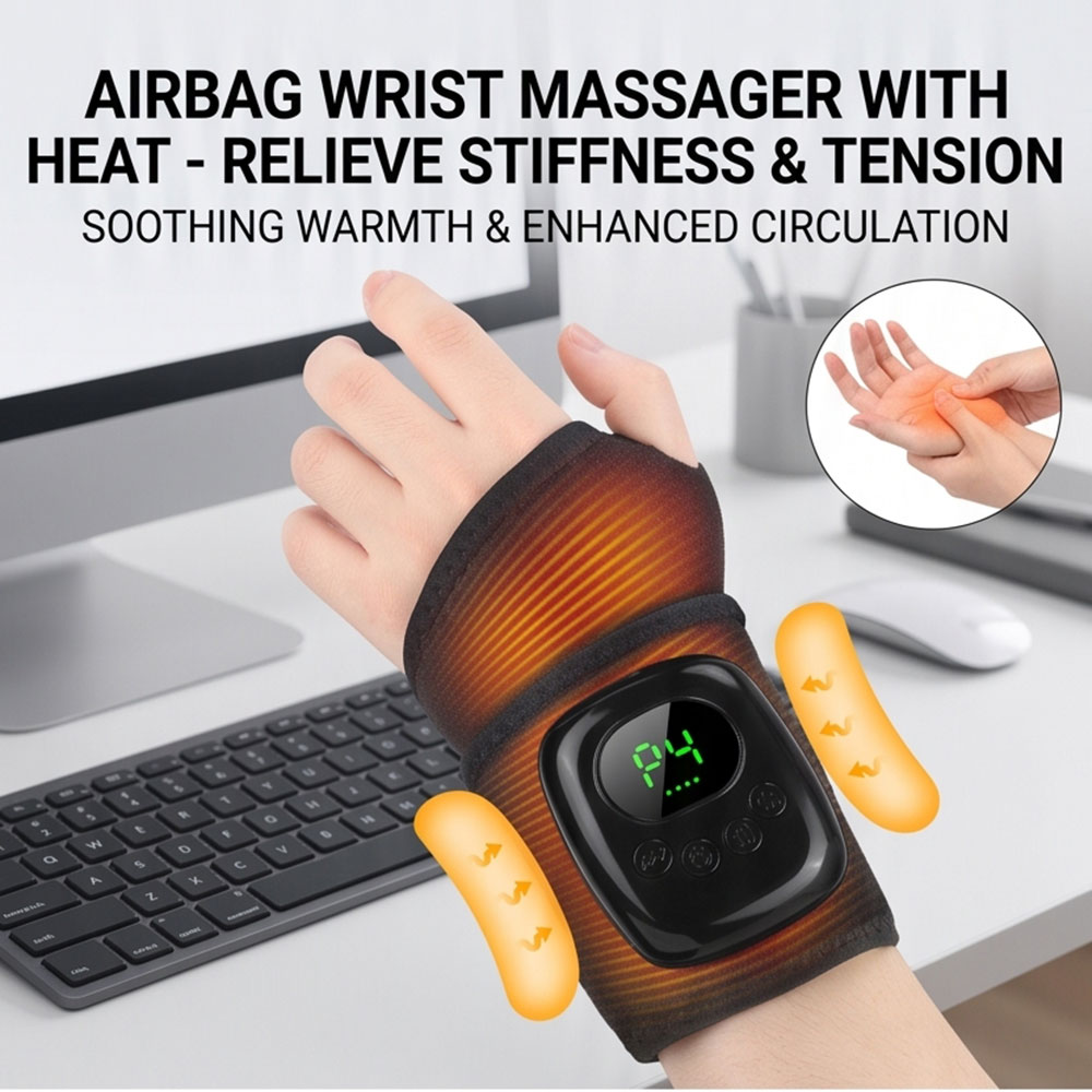 Wrist Wraps - Портативный беспроводной массажер для запястий с