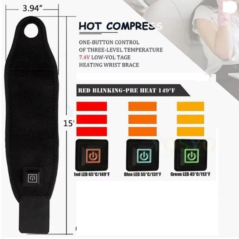 Массажер для рук с подогревом, – обзор и цена Wrist Wraps